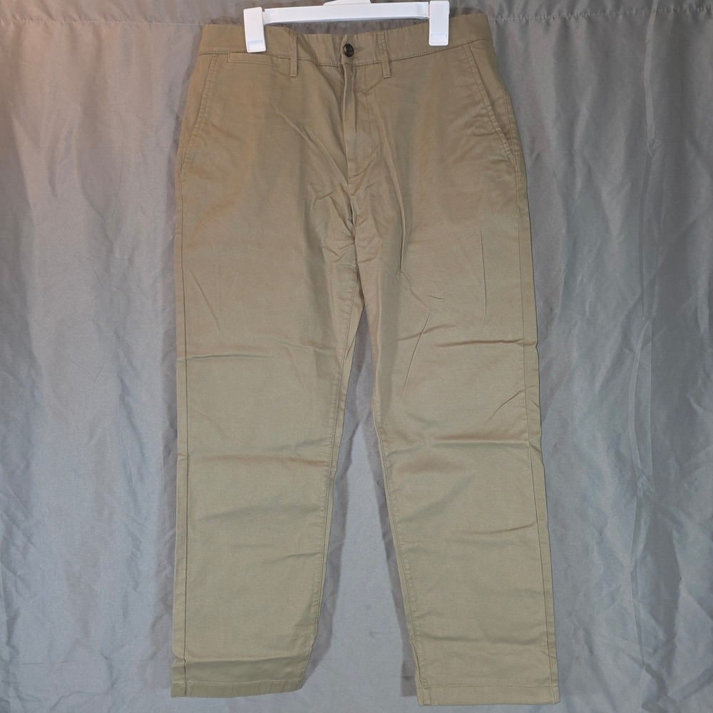 Goodfellow & Co Mens Every Wear Straight Chino Pants Khaki 33x32 042 21 5238